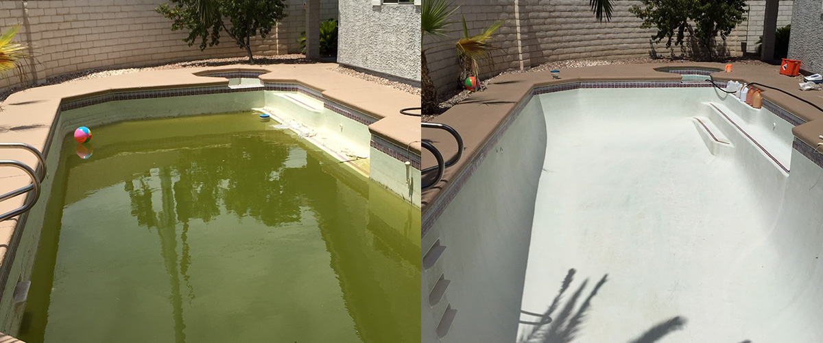 Las Vegas pool Acid Wash.