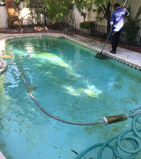 Pool guys in Las Vegas.